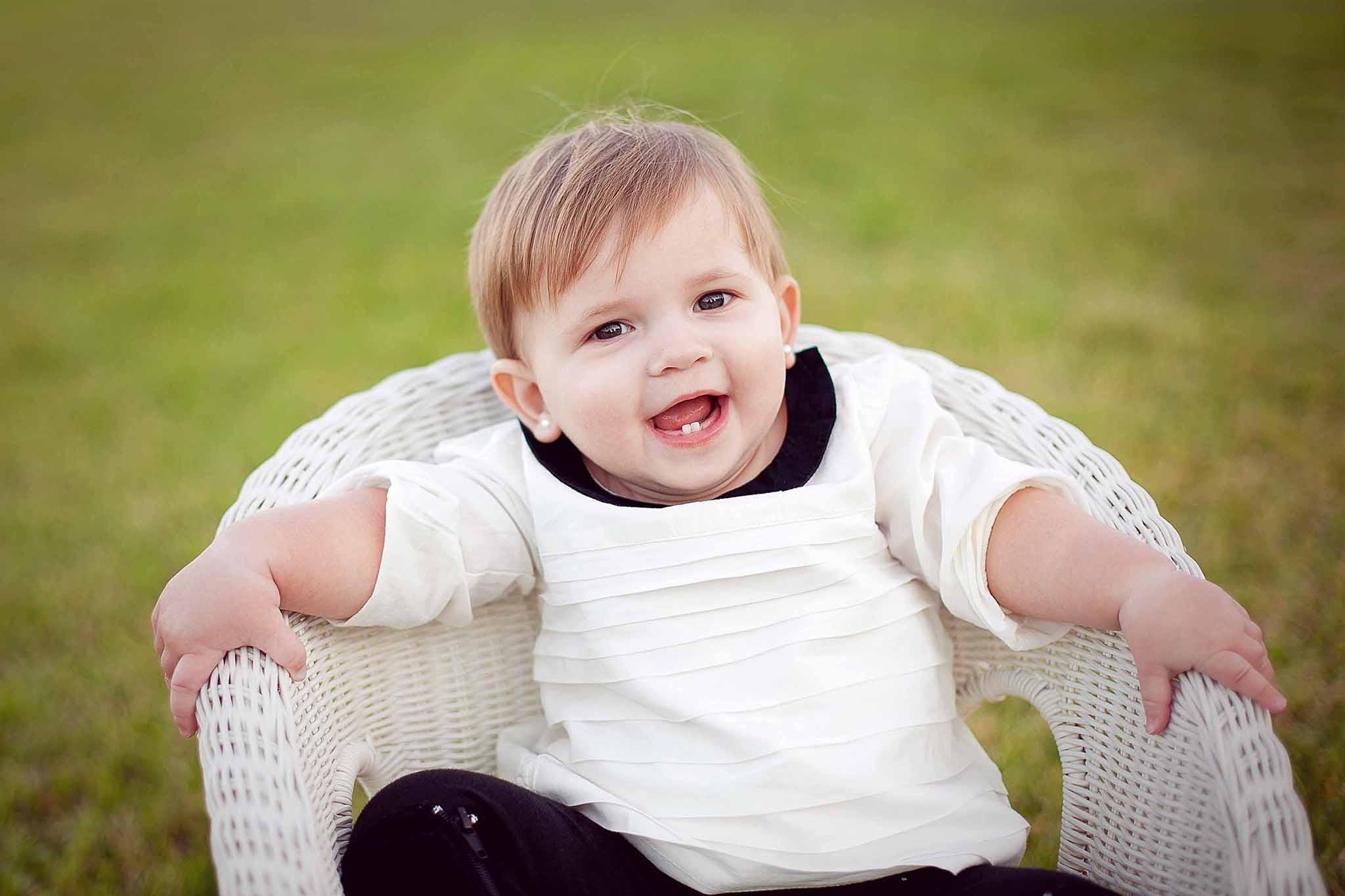 Baby One Year Portraits in Houston, TX